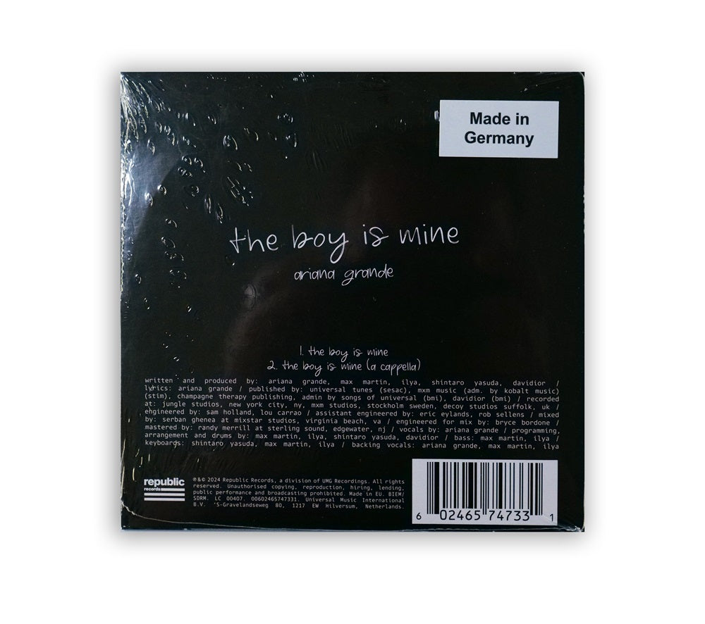 Ariana Grande - The Boy Is Mine CD Single - USA