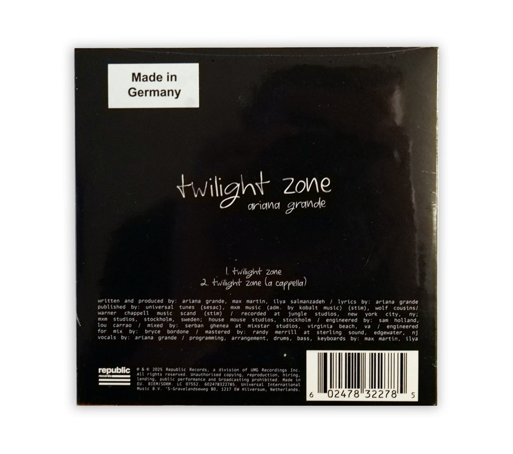 Ariana Grande - Twilight Zone CD Single Limited Edition - Europe