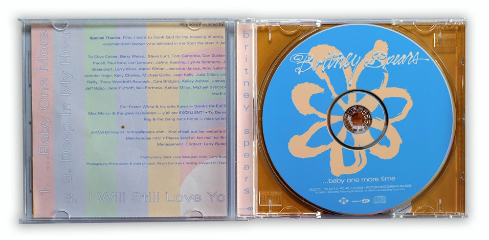 Britney Spears - ...Baby One More Time CD Album with sticker - Europe