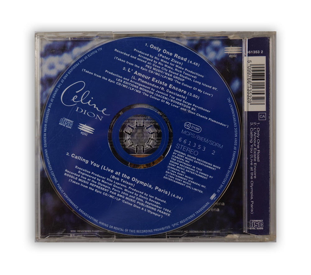 Celine Dion - Only One Road CD Single - UK
