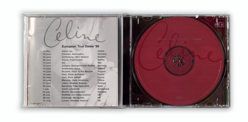 Celine Dion - There Are Special Times CD Album with Sticker and Tour Flyer - Europe