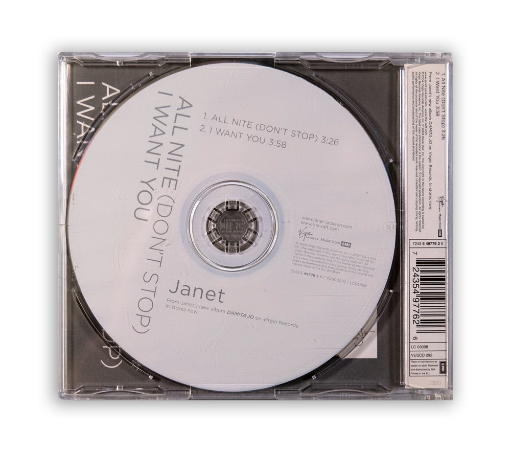 Janet Jackson - All Nite (Don't Stop) / I Want You CD Single - Europe