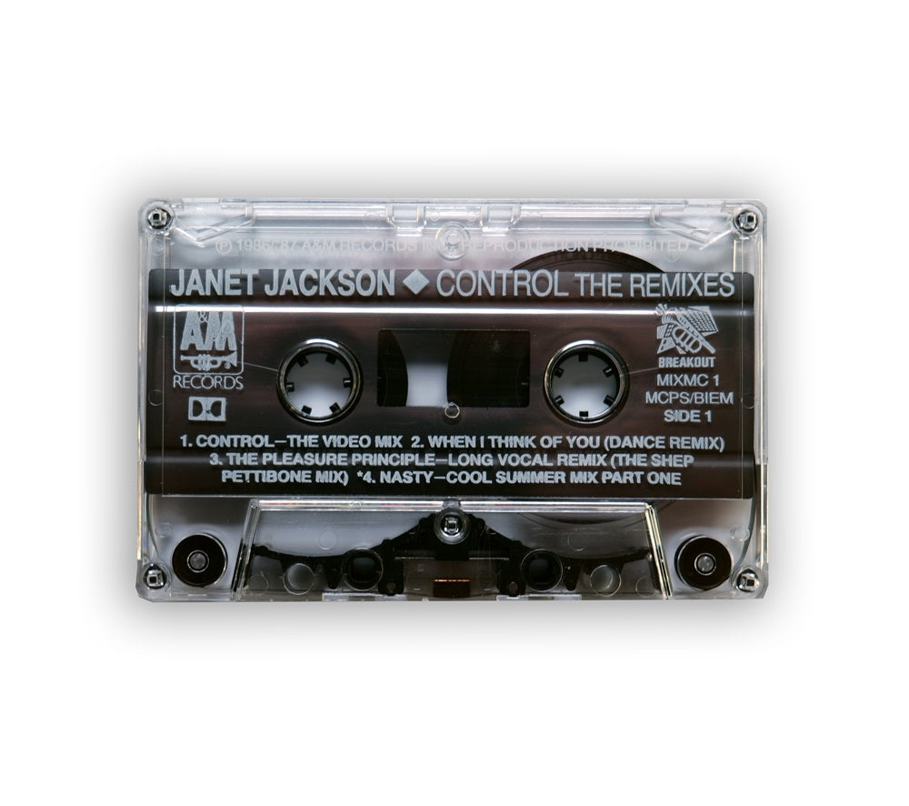 Janet Jackson - Control The Remixes Cassette - UK