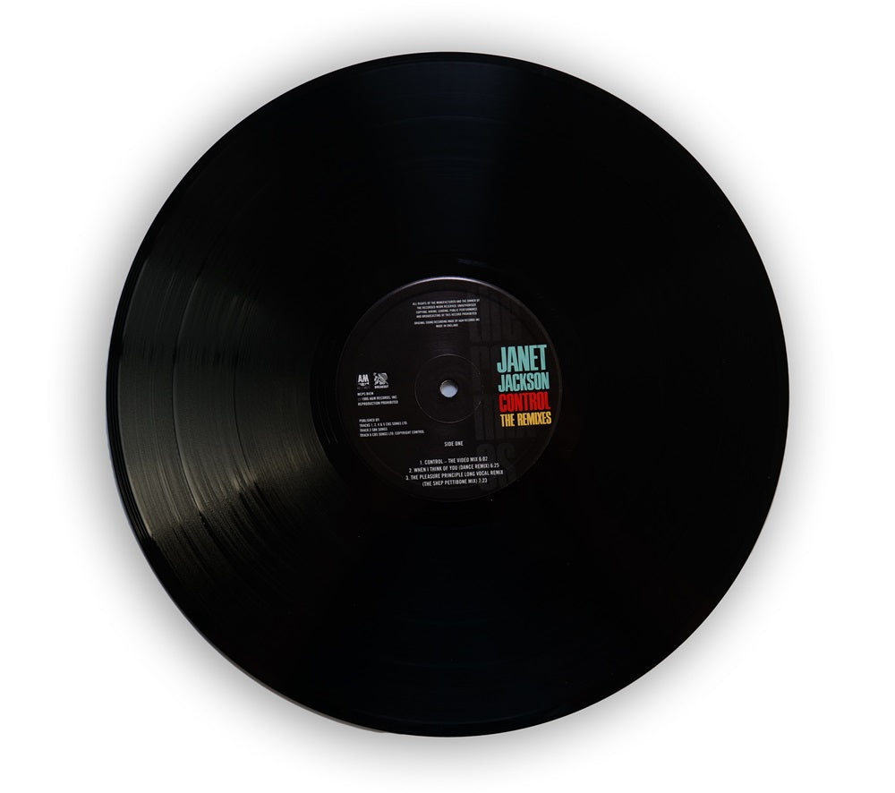 Janet Jackson - Control The Remixes LP - UK