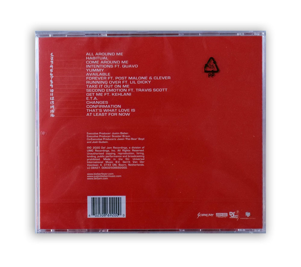 Justin Bieber - Changes CD album - Europe