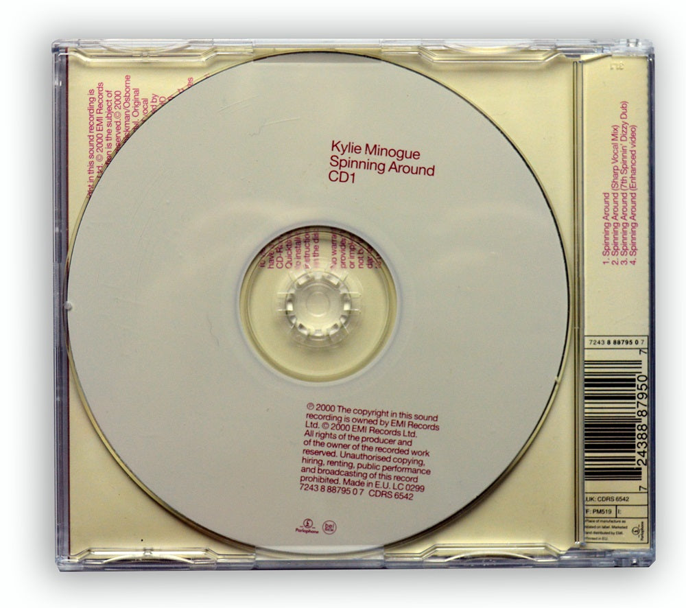 Kylie Minogue -Spinning Around CD1 Single - UK