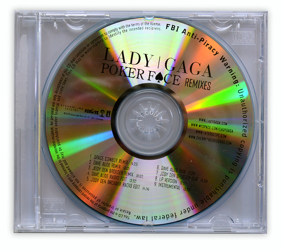 Lady Gaga - Poker Face Remixes CD Single Promo - USA – The Pop 