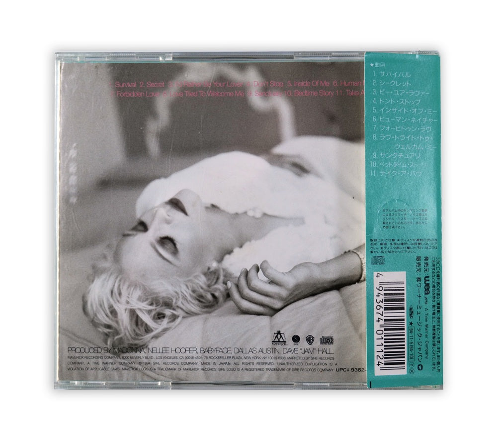 Madonna - Bedtime Stories CD Album (with Obi) - Japan