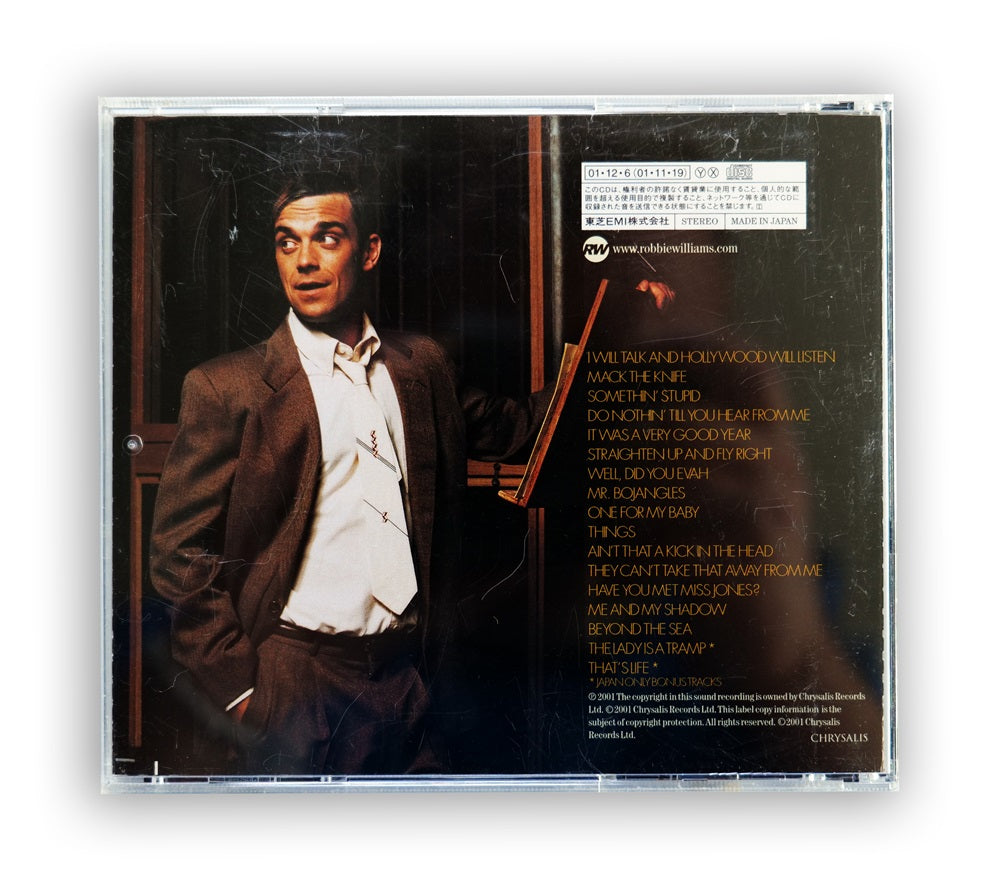 Robbie Williams - Swing When You're Winning CD Album - Japan