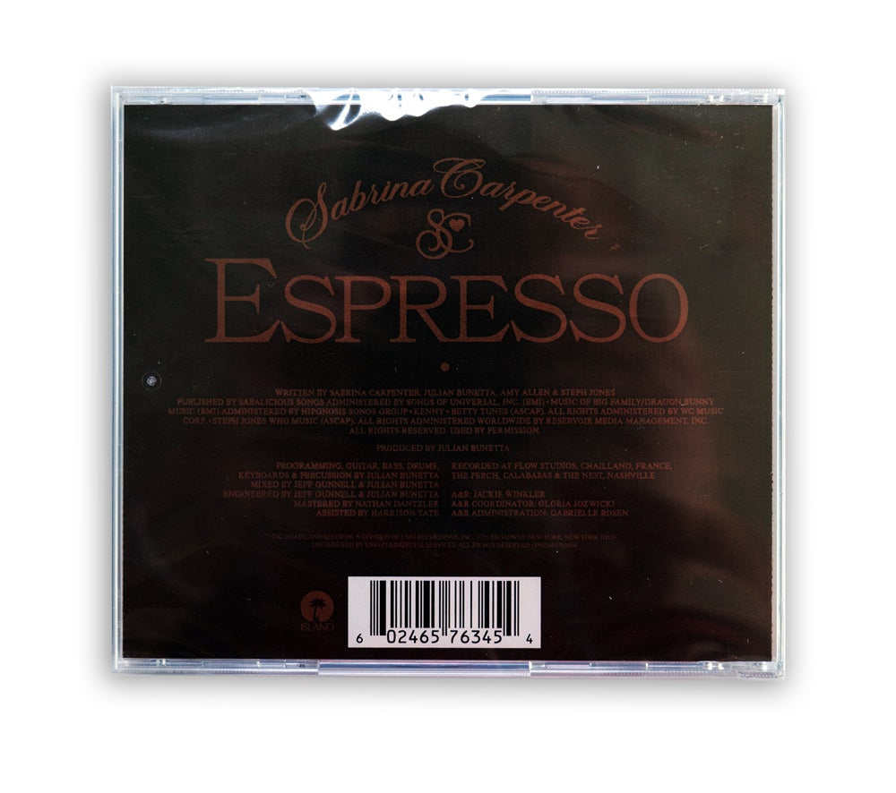 Sabrina Carpenter- Espresso CD Single - UK
