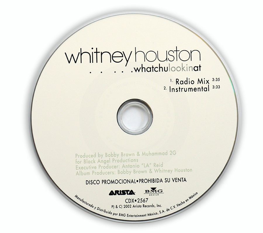 Whitney Houston - Whatchu Lookin At CD Single Promo - Mexico