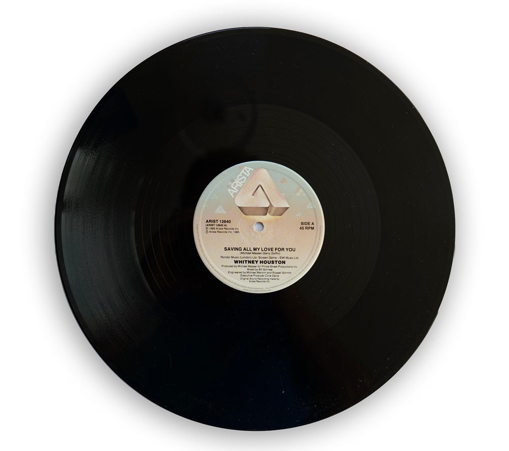 Whitney Houston - Saving All My Love For You 12" - UK