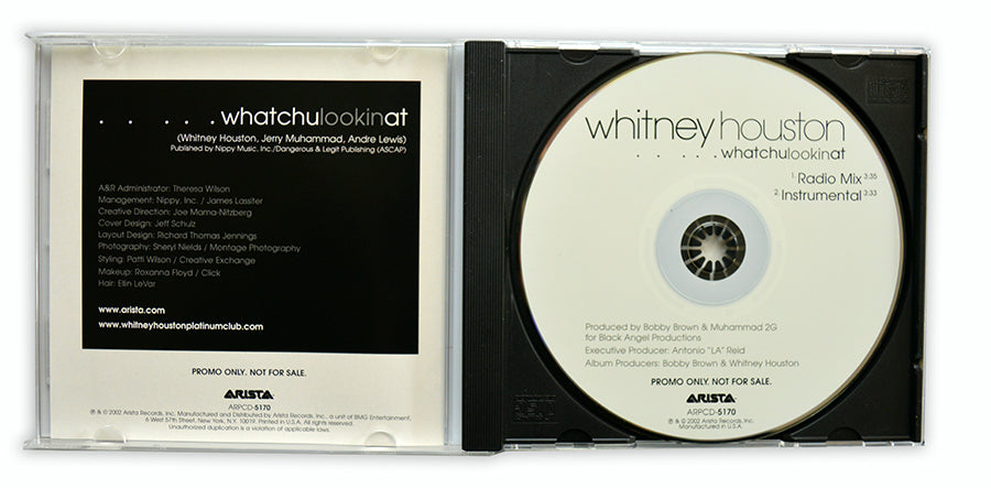 Whitney Houston - Whatchu Lookin At CD Single Promo - USA
