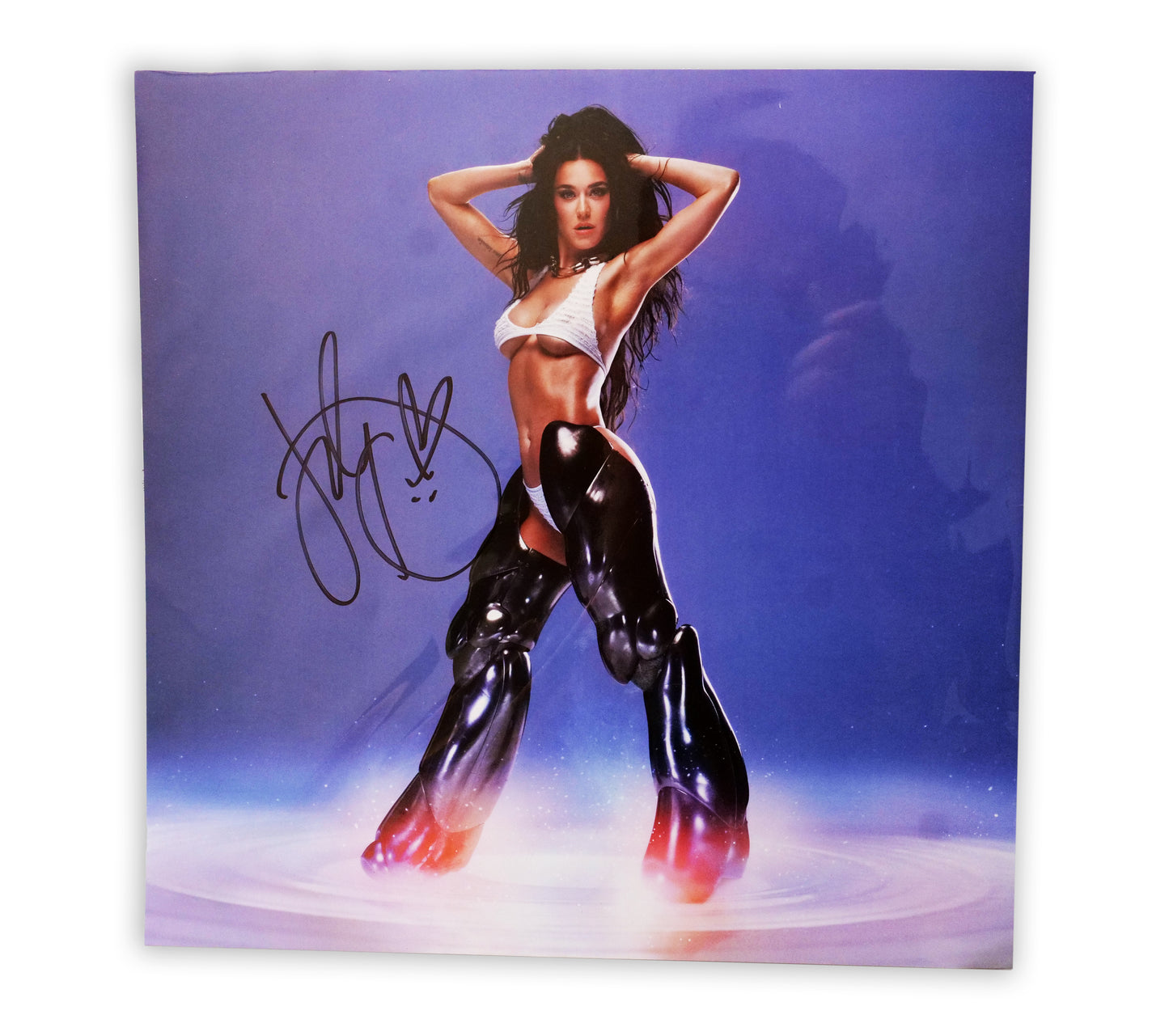 Katy Perry - 143 LP Album Silver album + Signed Print - Netherlands