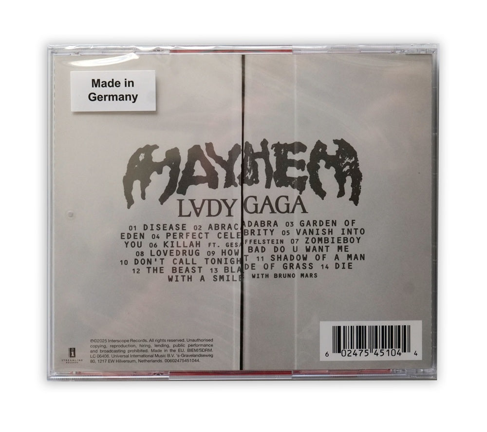 Lady Gaga - Mayhem CD Album - Europe