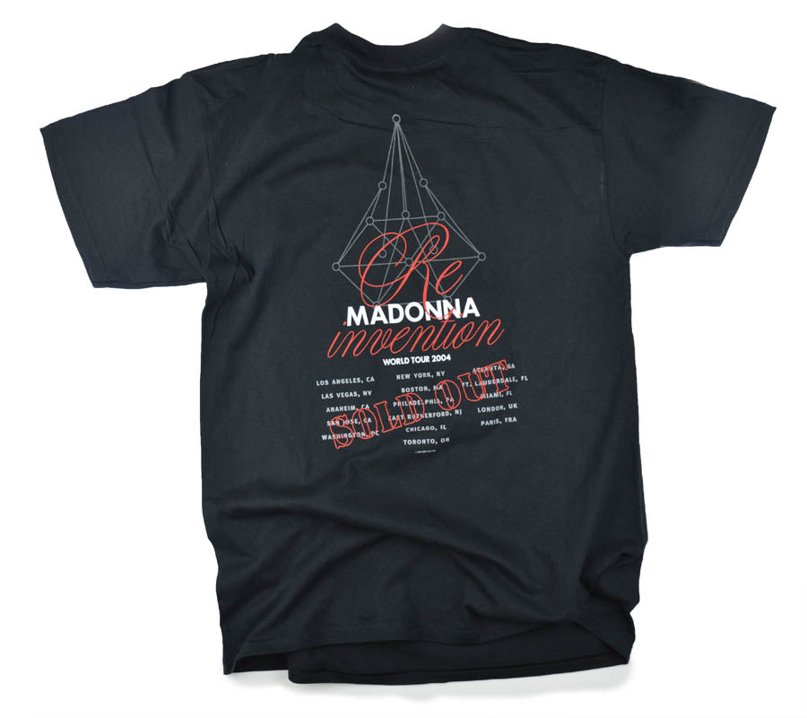 Madonna Re-Invention 2004 Tour T-Shirt (Black)