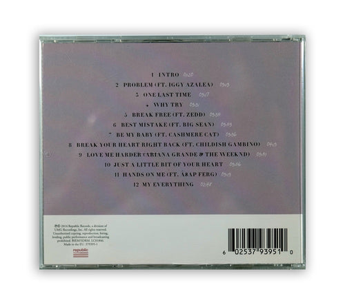 Ariana Grande - My Everything CD Album with Sticker - UK