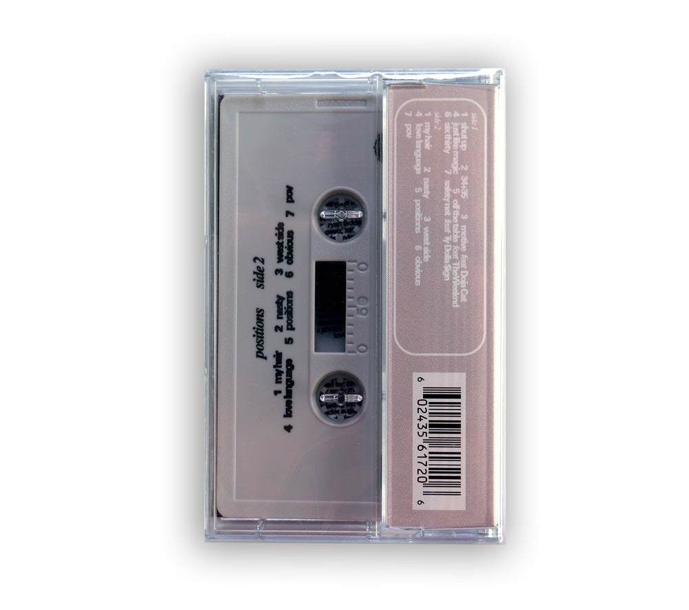 Ariana Grande - Positions Sonic Grey Cassette Album - USA