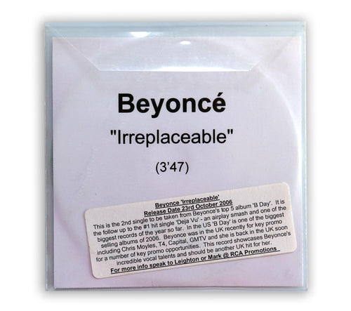 Beyonce - Irreplaceable CD Promo - UK