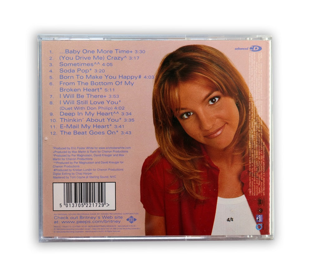 Britney Spears - ...Baby One More Time CD Album with sticker - Europe