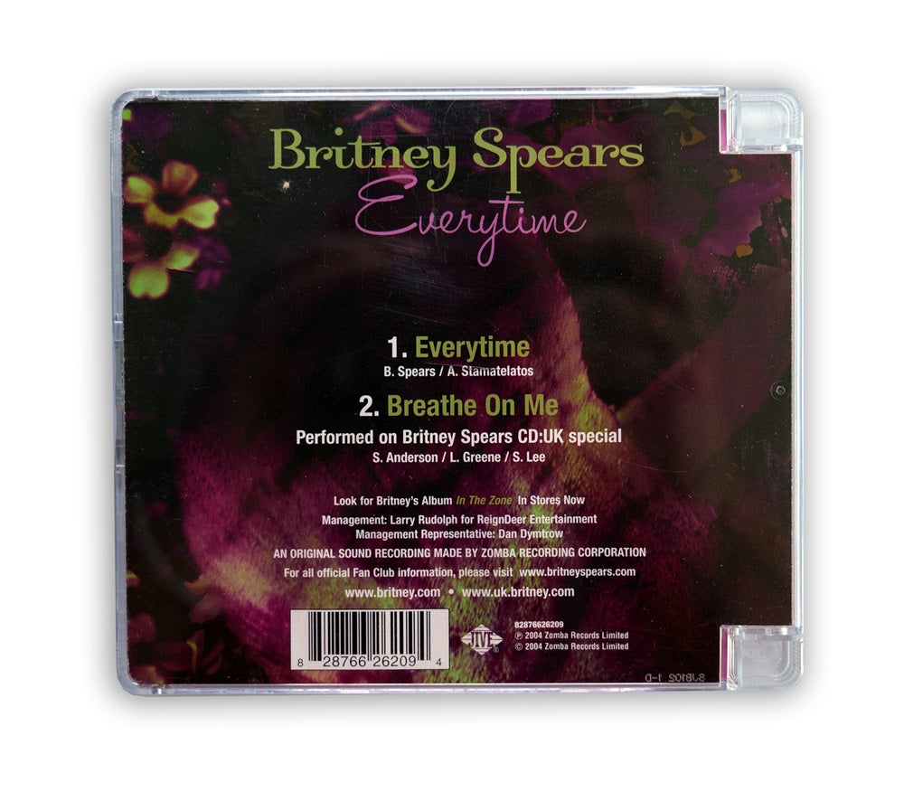 Britney Spears - Everytime DVD Single - UK