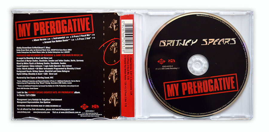 Britney Spears - My Prerogative CD Single - Australia