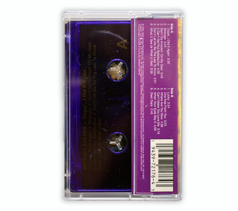 Britney Spears - Opps!... I Did It Again Special 2020 Edition Cassette Album - USA