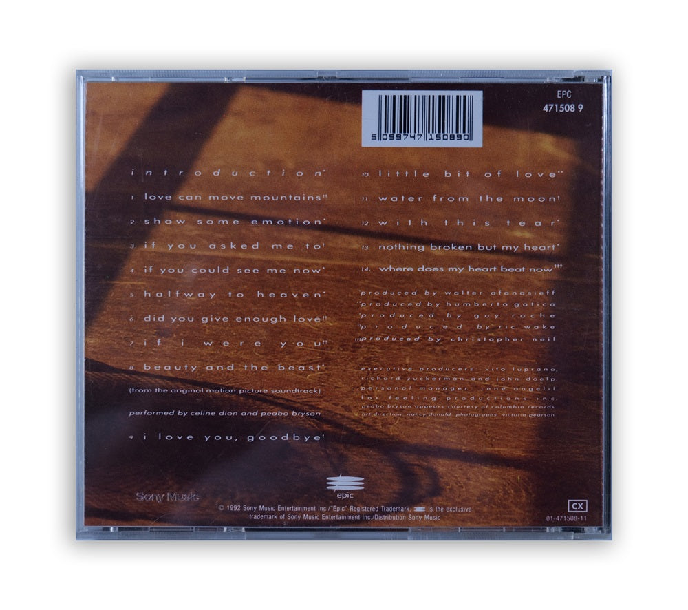 Celine Dion - Celine Dion CD Album - UK