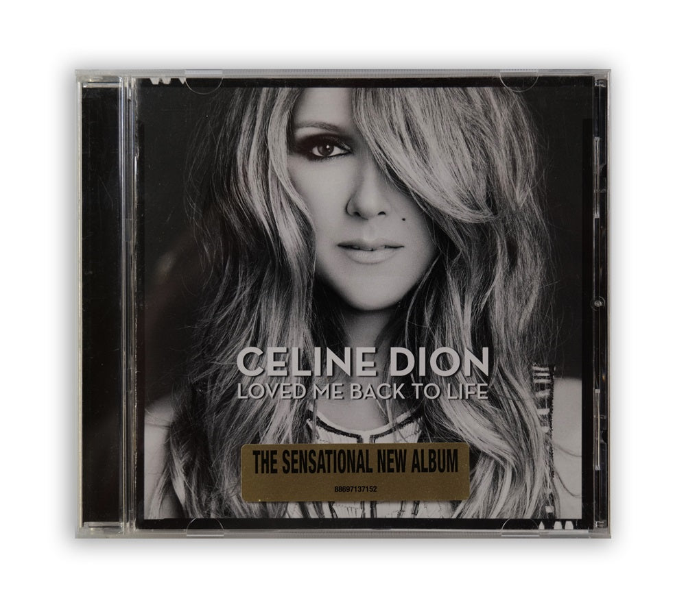 Celine Dion - Loved Me Back To Life CD Album with Sticker - UK