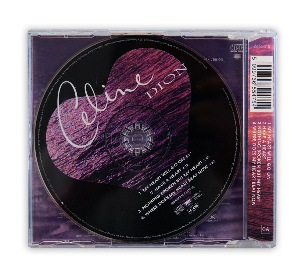 Celine Dion - My Heart Will Go On CD Single - UK