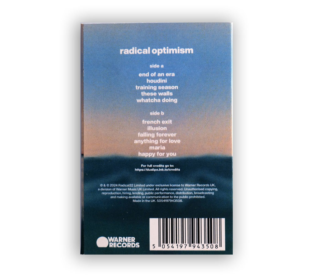 Dua Lipa - Radical Optimism Cassette Album - UK