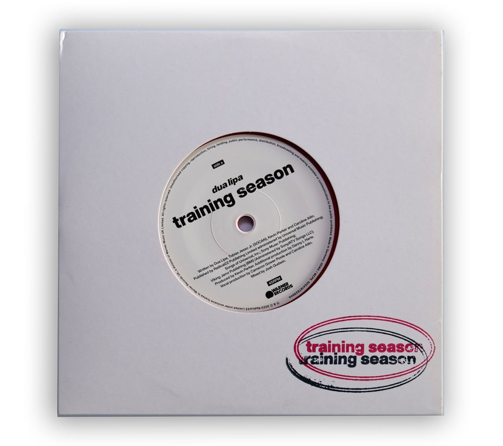 Dua Lipa - Training Season 7" Red Vinyl Single - Europe