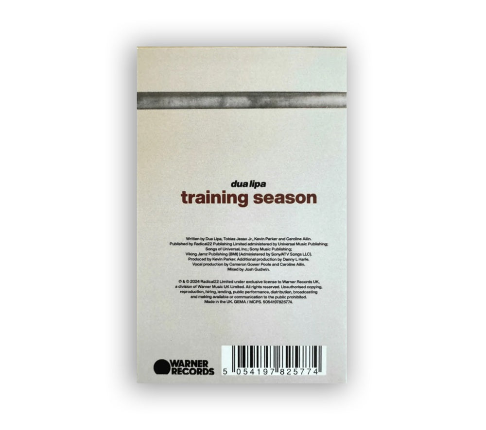 Dua Lipa - Training Season Cassette Single - Europe