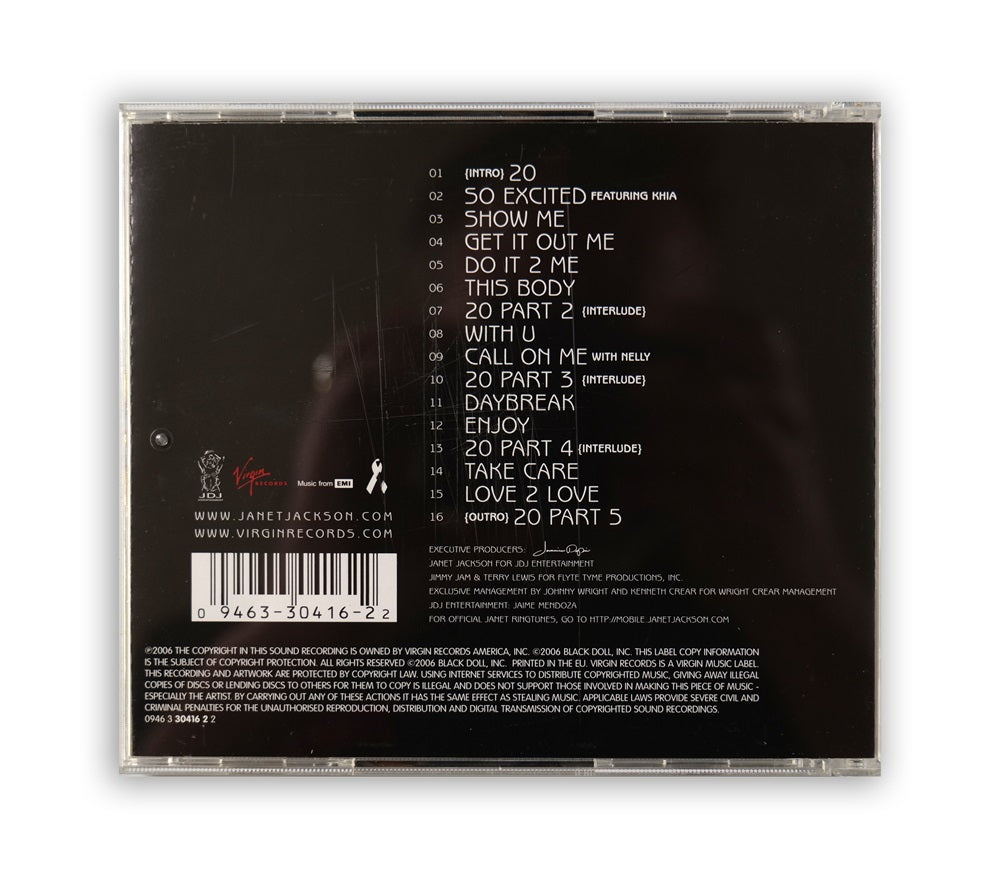 Janet Jackson - 20YO Cd Album with sticker - Europe