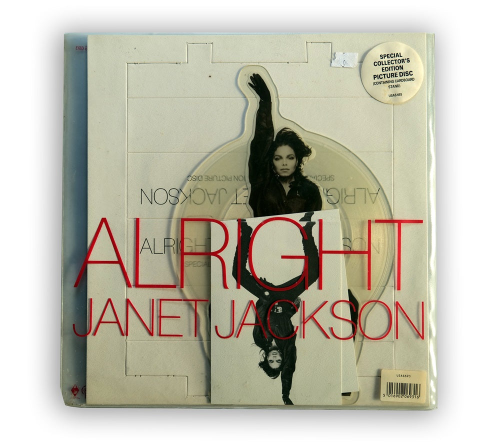 Janet Jackson - Alright 12" Special Collector Edition Picture Disc with Post Cards - UK