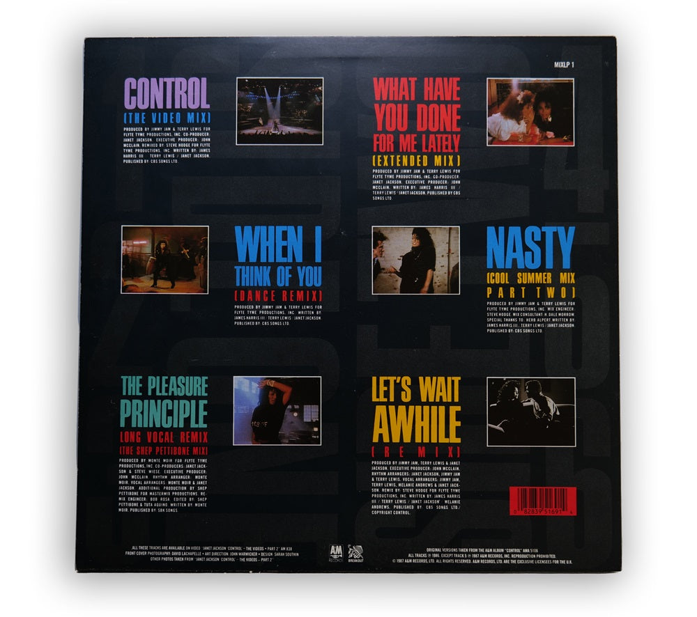 Janet Jackson - Control The Remixes LP - UK