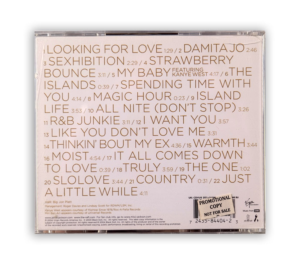 Janet Jackson - Damita Jo CD Album Promo - UK