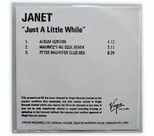 Load image into Gallery viewer, Janet Jackson - Just A Little While CD Single Promo - UK
