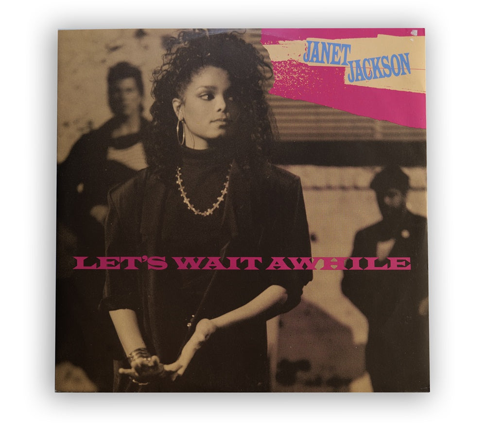 Janet Jackson - Let's Wait Awhile 12" Single - UK