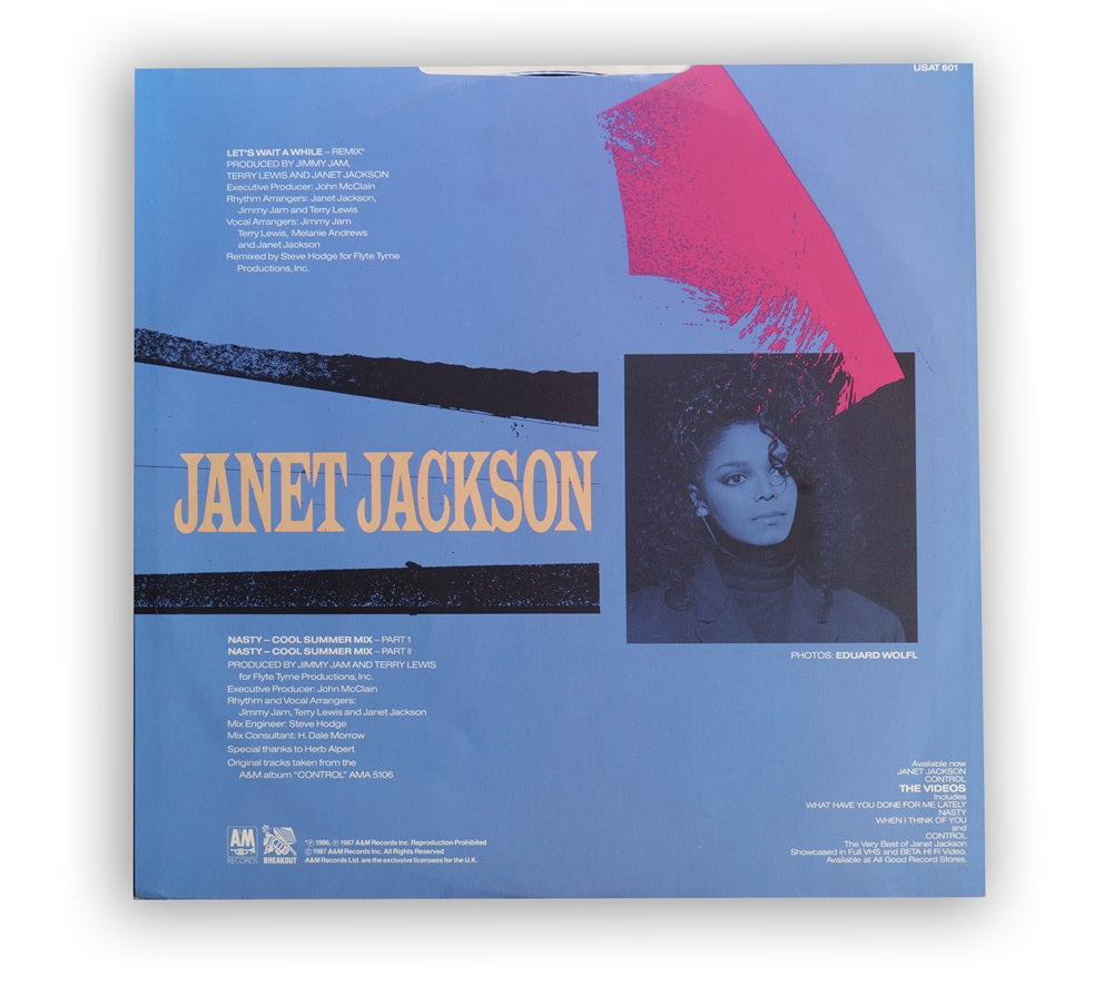 Janet Jackson - Let's Wait Awhile 12" Single - UK