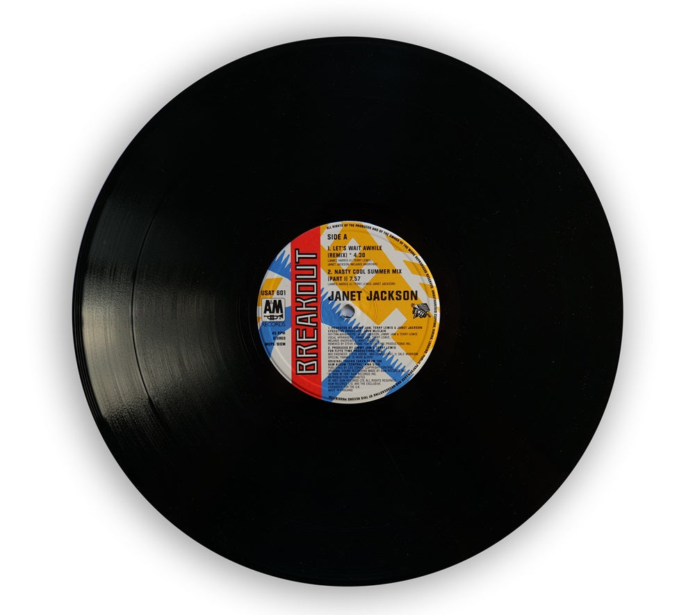 Janet Jackson - Let's Wait Awhile 12" Single - UK