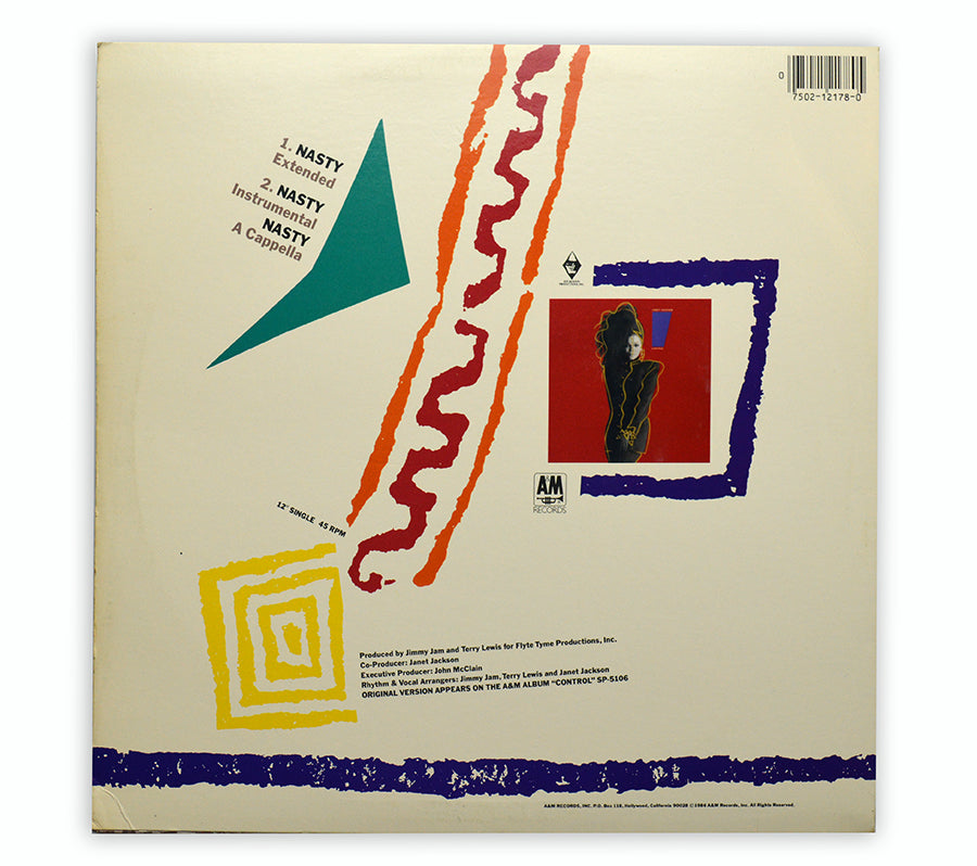 Janet Jackson - Nasty 12" Single - USA