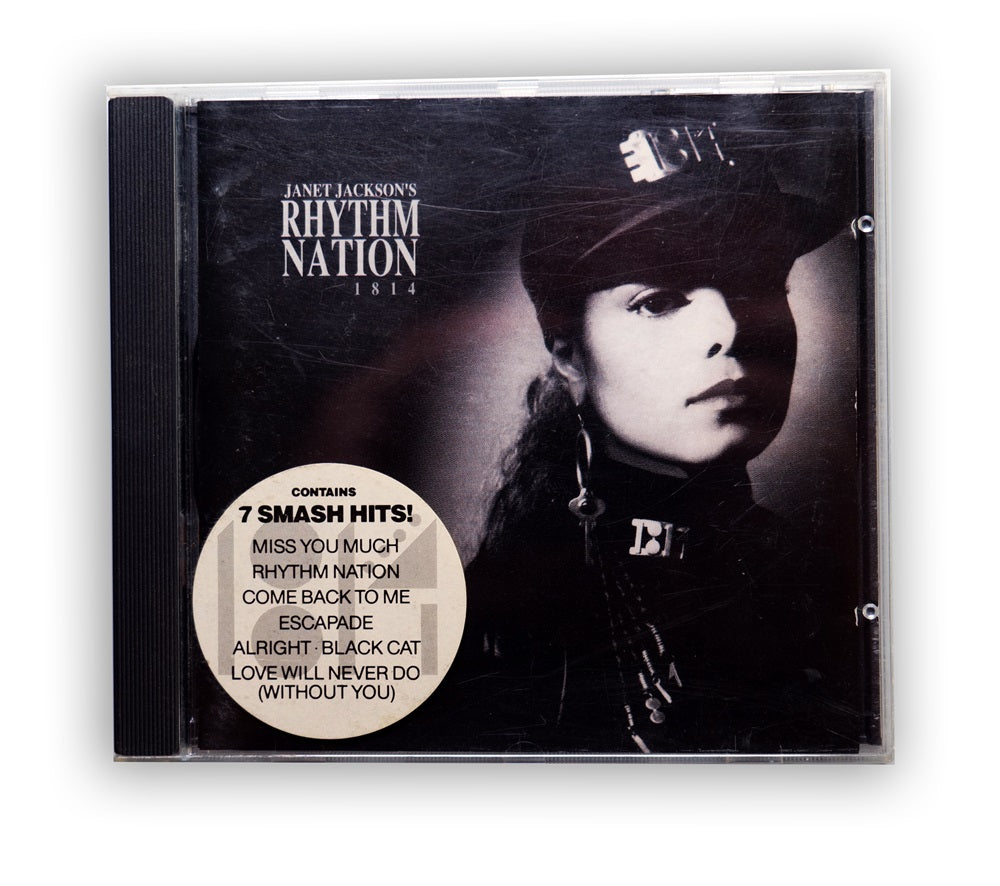 Janet Jackson - Rhythm Nation 1824 CD Album with Sticker - UK