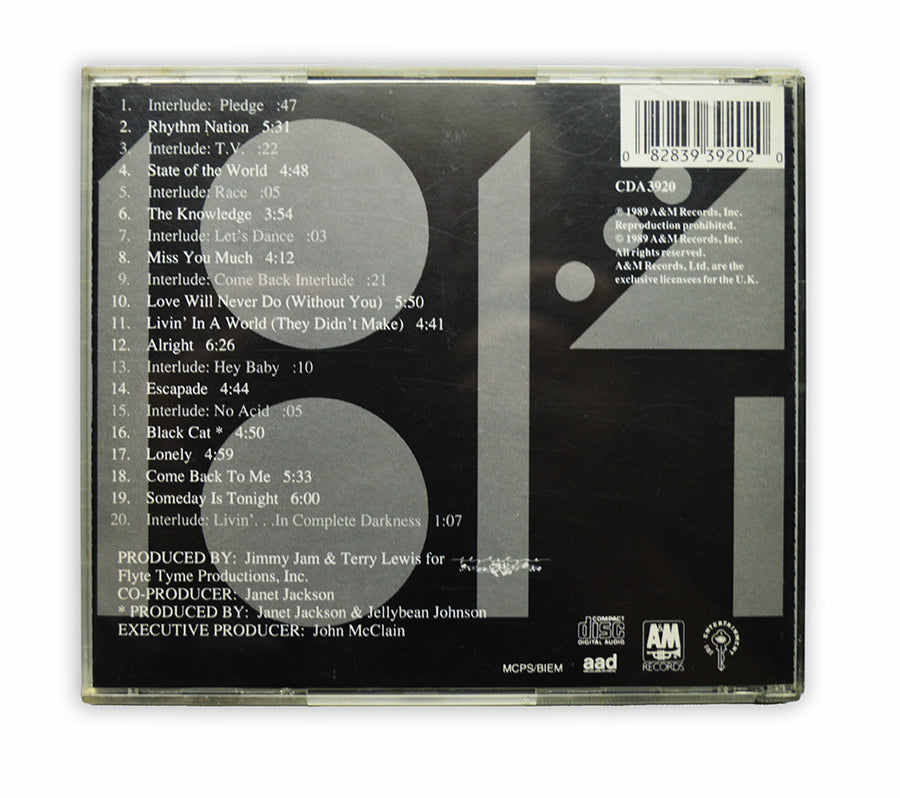 Janet Jackson - RHYTHM NATION 1814 CD Album - UK