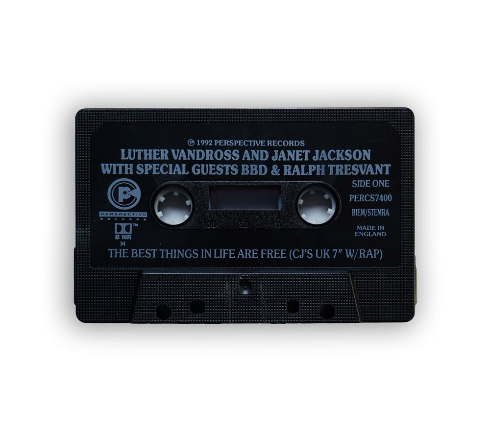 Luther Vandross & Janet Jackson - The Best Things In Life Are Free Cassette Single - UK