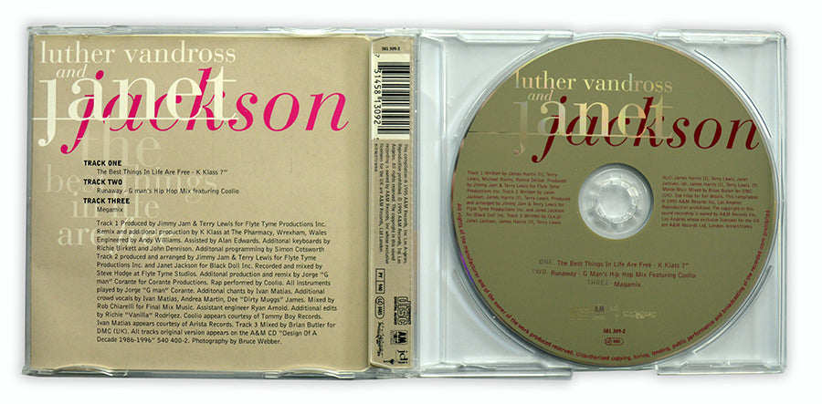 Janet Jackson - The Best Things In Life Are Free CD Single - UK