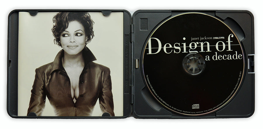 Janet Jackson - Design of a Decade 1986-1996 CD Album Box - Signed by Janet Jackson - UK