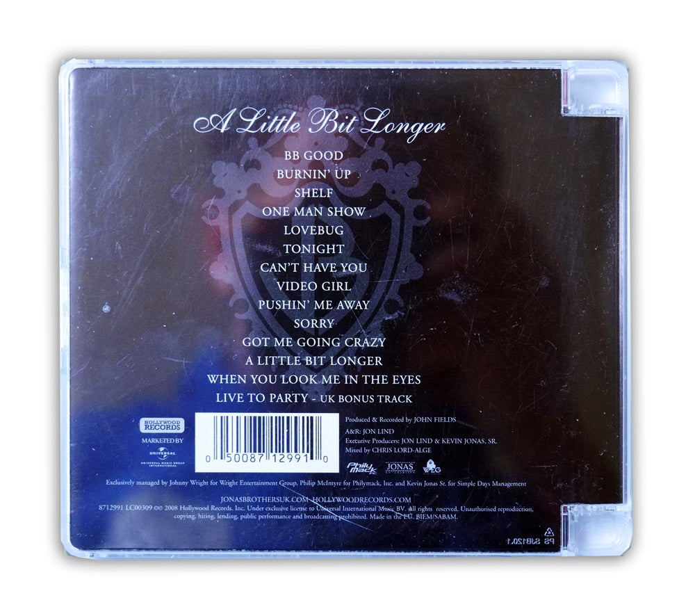 Jonas Brothers - A Little Bit Longer CD Album with sticker - UK
