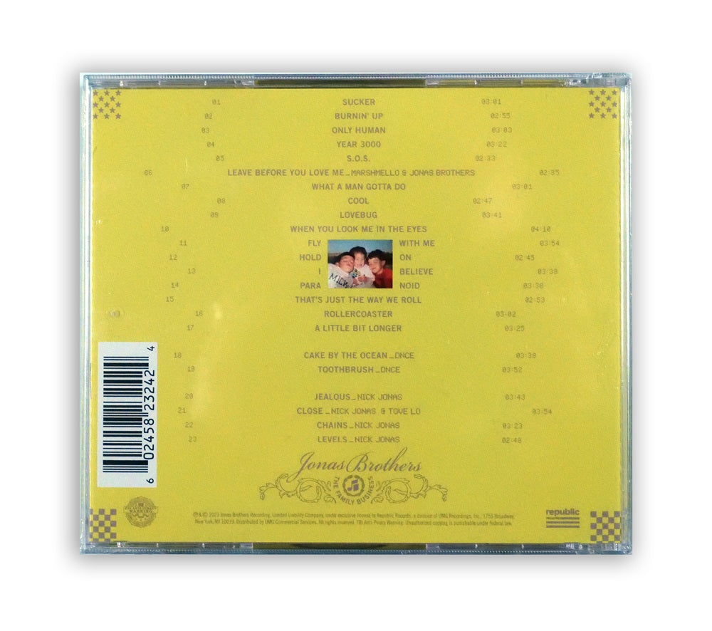 Jonas Brothers - The Family Business CD Album - USA