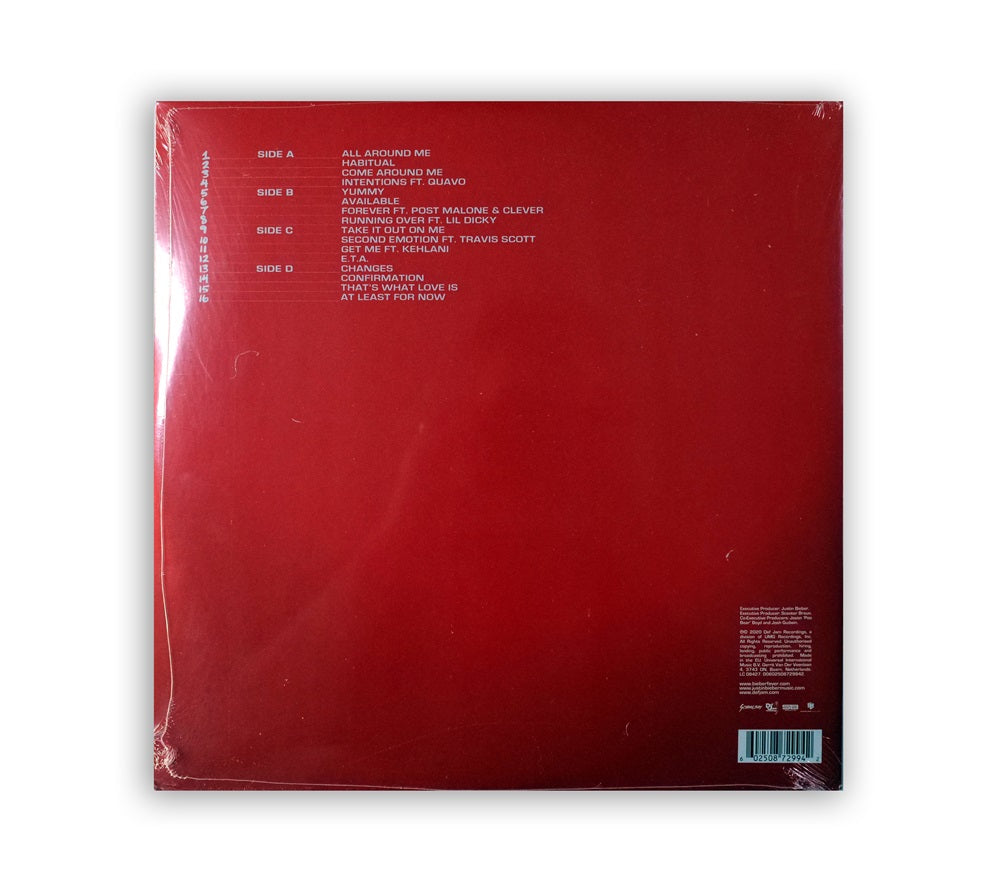 Justin Bieber - Changes LP album - Europe